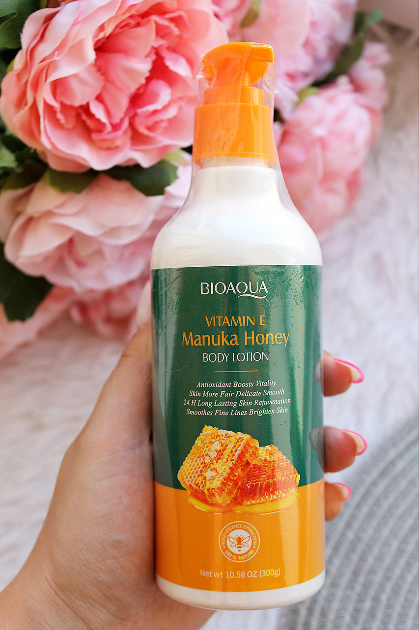 Зволожуюче молочко для тіла з медом Манука та вітаміном Е BIOAQA BODY LOTION Manuka Honey, 300 г