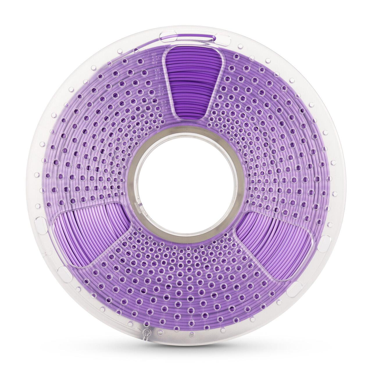 Пластик філамент SUNLU Silk PLA+ Dual Color Black Purple, Reusable Spool, 1kg
