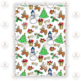 Друк їстівного фото — Шокотрансфер — Новий рік No10