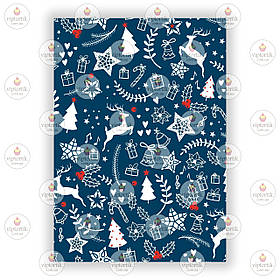 Друк їстівного фото — Шокотрансфер — Новий рік No7