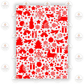 Друк їстівного фото — Шокотрансфер — Новий рік No5