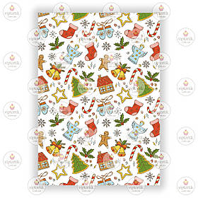 Друк їстівного фото — Шокотрансфер — Новий рік No9