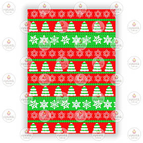 Друк їстівного фото — Шокотрансфер — Новий рік No4