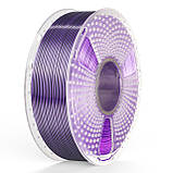 Пластик SUNLU Silk PLA+ Dual Color Black Purple, Reusable Spool v3, 1.75мм, 1кг, 205-230℃, Чорний Фіолетовий філамент для 3Д-друку, фото 2