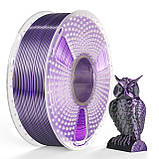 Пластик SUNLU Silk PLA+ Dual Color Black Purple, Reusable Spool v3, 1.75мм, 1кг, 205-230℃, Чорний Фіолетовий філамент для 3Д-друку, фото 6