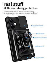 PC + TPU чохол Camshield Armor для OPPO A3 4G (CPH2669) / сріблястий, фото 2