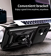 PC + TPU чохол Camshield Armor для OPPO A3 4G (CPH2669) / сріблястий, фото 3