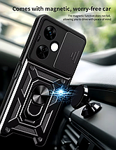 PC + TPU чохол Camshield Armor для OPPO A3 4G (CPH2669) / сріблястий, фото 4