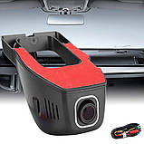 Відеореєстратор автомобільний Н2-8008 Wi-Fi Full НD з додатком прихований на лобове скло, фото 10
