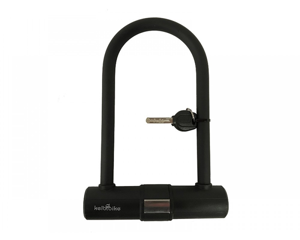 Замок Kelb.bike TY3871 170x260мм протиугінний U-подібний замок з петлею з ключем, фото 1