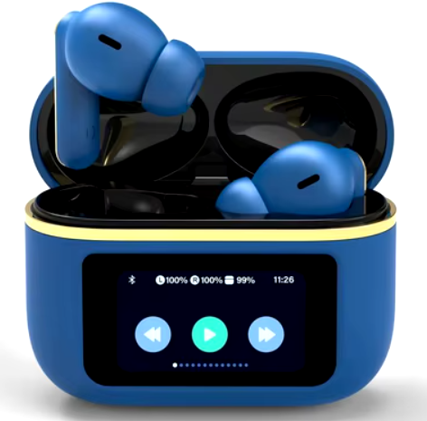 Бездротові навушники Super Bass TWS Earbuds з LED дисплеєм, Bluetooth 5.4, ANC + ENC, 320mAh