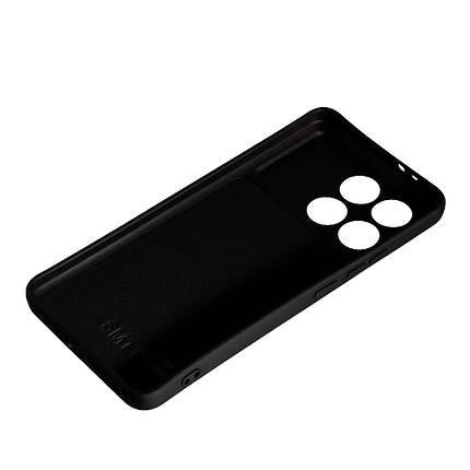 Силіконовий чохол Case SMTT (AA) для Xiaomi Poco F6 Pro Black, фото 4