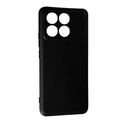 Силіконовий чохол Case SMTT (AA) для Xiaomi Poco F6 Pro Black, фото 1