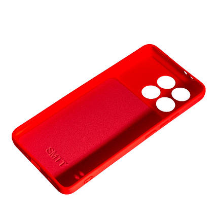 Силіконовий чохол Case SMTT (AA) для Xiaomi Poco F6 Pro Red, фото 3
