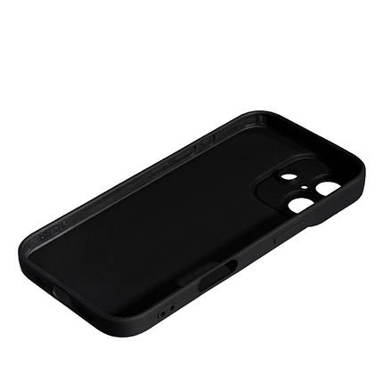 Силіконовий чохол SMTT для Apple iPhone 16 Black, фото 2