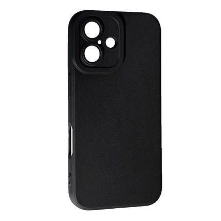 Силіконовий чохол SMTT для Apple iPhone 16 Plus Black, фото 1