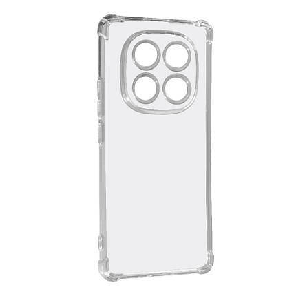 Силіконовий чохол Shock proof для Xiaomi Redmi Note 14 (5G) Transparent, фото 1