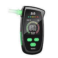 Професійний алкотестер R&D RD900 для особистого використання з екраном і памʼяттю результатів пластик чорний 130×66×23мм