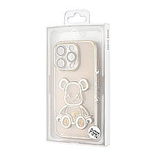 Чохол Shining Bear Case Protected Camera iPhone 16 Pro Gold, фото 2
