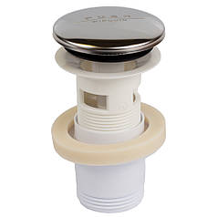 Клапан донний для раковини Click-Clack з переливом 11⁄4" 76-93 мм WIRQUIN (9545800)