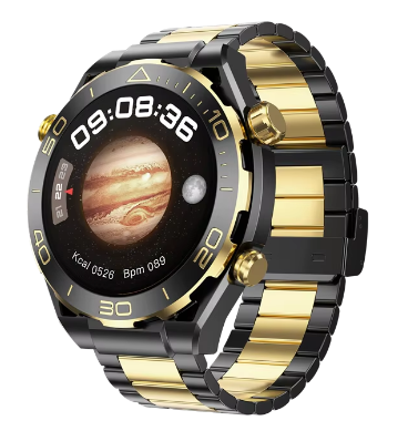 Смарт-годинник Z91 Pro Max Чоловічий з нержавіючої сталі/ Бездротова зарядка/ Bluetooth/ Дзвінок/ Моніторинг здоров'я