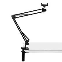 Тримач смартфону зі струбциною Puluz PU650B, фото 3