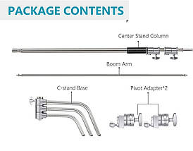 Журавель Visico CS-8206 C-Stand Kit with magic leg, фото 4