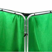 Фон екран розкладний Visico LP-400G green (2,4x4м), фото 5