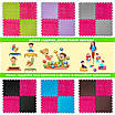 Підлога-пазл плюшевий РОЖЕВИЙ 30*30*1cm (D) SW-00002092, фото 8
