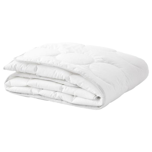 Ковдра для ліжечка IKEA LENAST 110х125 см Біло-сіра 703.730.58
