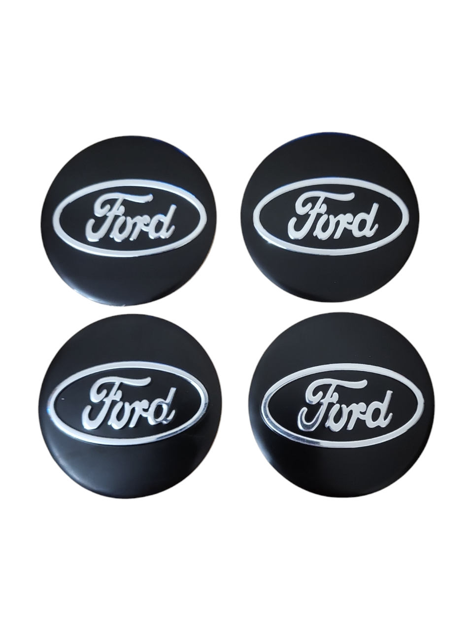 Наклейки на ковпачки, заглушки, наклейки на диски Ford Форд 56 мм чорний 4 шт