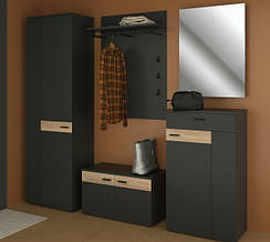 Передпокій Соренто Сокме антрацит/дуб сонома