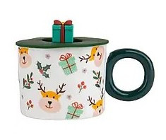 Чашка керам. "Christmas Night" у під. ,мікс №9151-005, фото 1