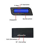 Безпровідна WiFi IP-камера у вигляді настінного годинника FullHD для спостереження з нічним баченням пластик чорний 1920×1080, фото 6