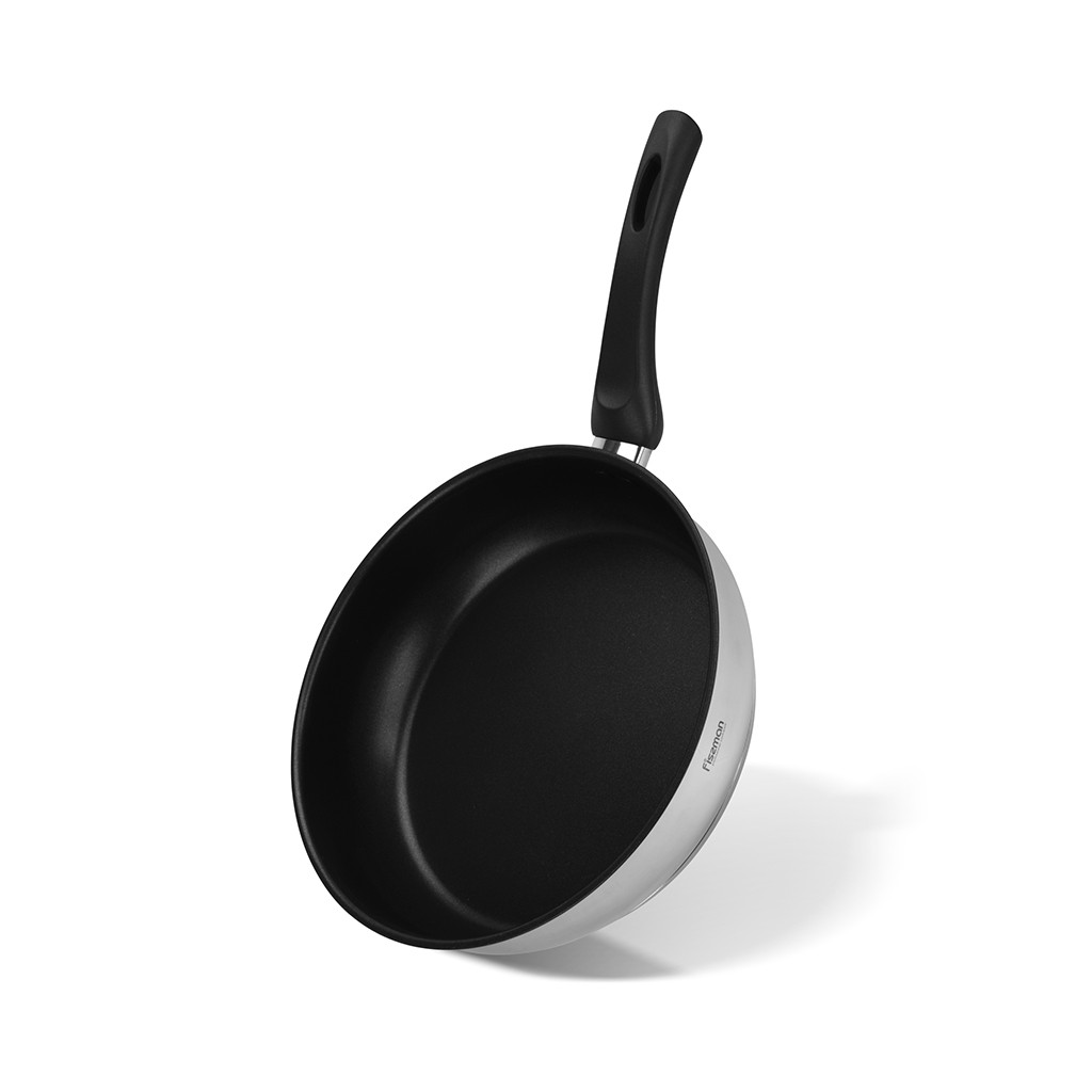 Сковорода для смаження "Tricia" 26х7 см із неіржавкої сталі з антипригарним покриттям TouchStoneForte Fissman, фото 1