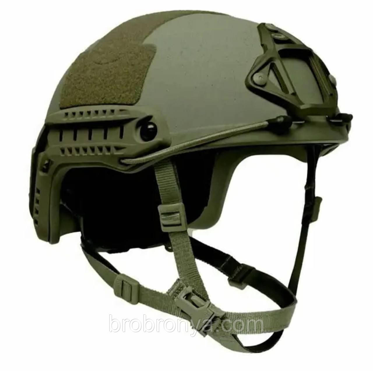 Шолом тактичний FAST Ops-Core. Рівень захисту NIJ IIIA. Олива
