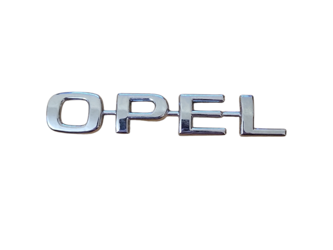 Значок емблема на багажник, напис на задню ляду Opel хром 99х18мм