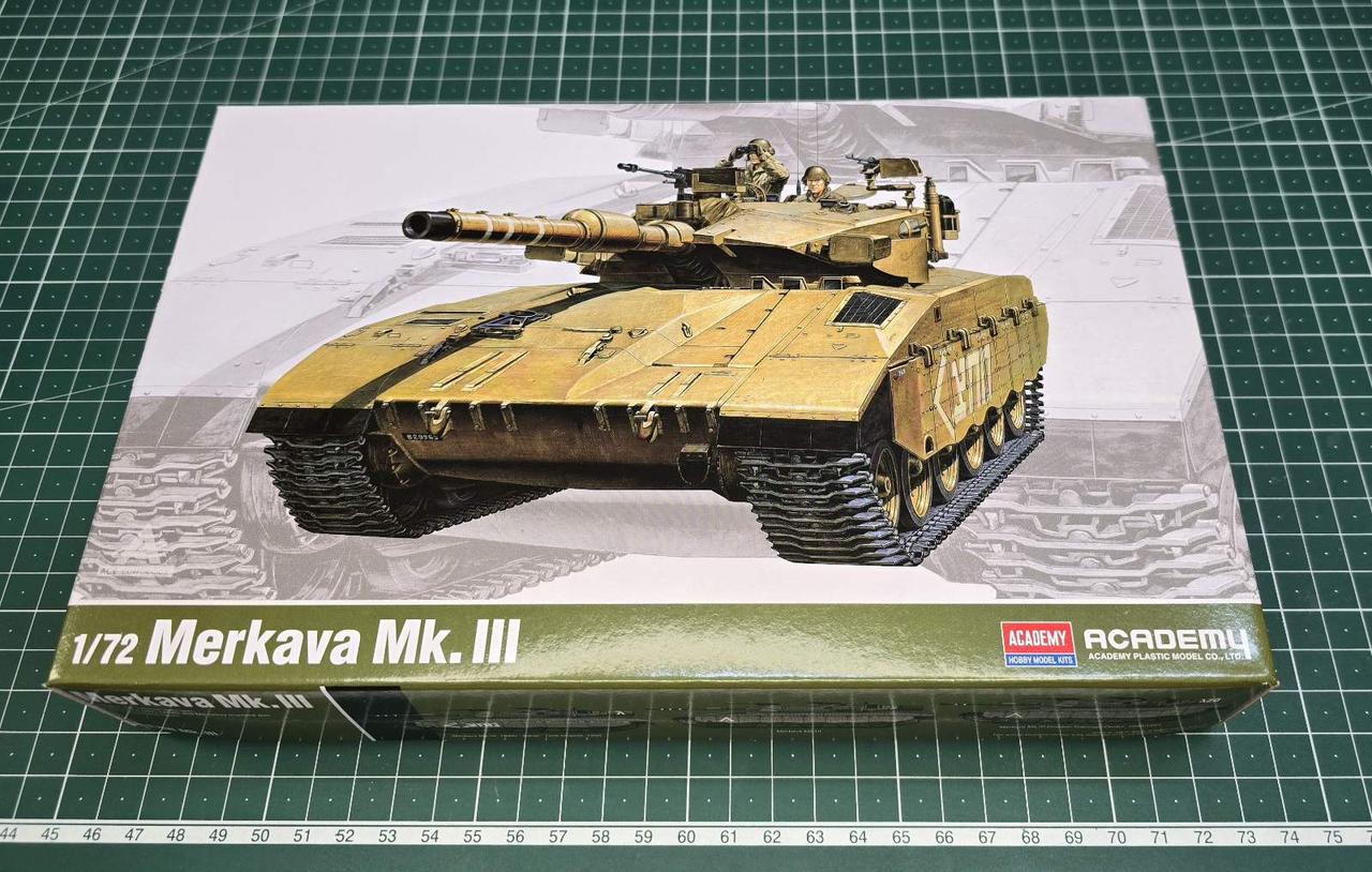 Merkava Mk.III. Збірна модель танка у масштабі 1/72. ACADEMY 13429
