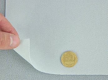 Автотканина стельова P-81-bo срібна, без основи для перетяжки пластикових деталей, шир 1.70 м Туреччина