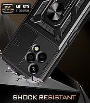 PC + TPU чохол Camshield Armor для Honor 200 Lite / червоний, фото 5