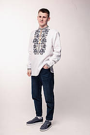 Сучасна чоловіча вишиванка "Валерій" з 100% льону