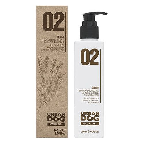 Шампунь для лікування лупи, лущення та дерматиту Urban Dog +02 Dermo Shampoo*, 200 мл (63042)