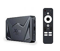 Смарт ТВ Приставка X96Q Pro+ Plus 4/32, Allwinner H728, Android 14, WiFi6, LAN 1 Гб