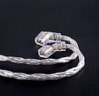 ⇒ Kbear 16 Core Silver Plated Copper (Jack 3.5 C-pin) – 16-ти жильний мідний посрібнений кабель для навушників, фото 3