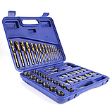 Набір екстракторів для викручування зламаних болтів і гайок 49шт MAR-POL M58663, фото 3