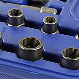 Набір екстракторів для викручування зламаних болтів і гайок 49шт MAR-POL M58663, фото 6