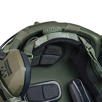 Комплект Шолом FAST Ops-Core + Навушники WALKERS RAZOR SLIM + Кріплення "ЧЕБУРАШКА" + Кавер У ПОДАРУНОК, фото 6
