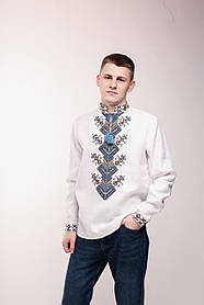 Чоловіча лляна вишита сорочка "Мирослав"