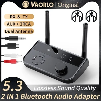 Приймач-передавач Bluetooth адаптер 2в1 B29 RX-TX BT5.3 аудіостереоресвер 3,5 мм Aux RCA