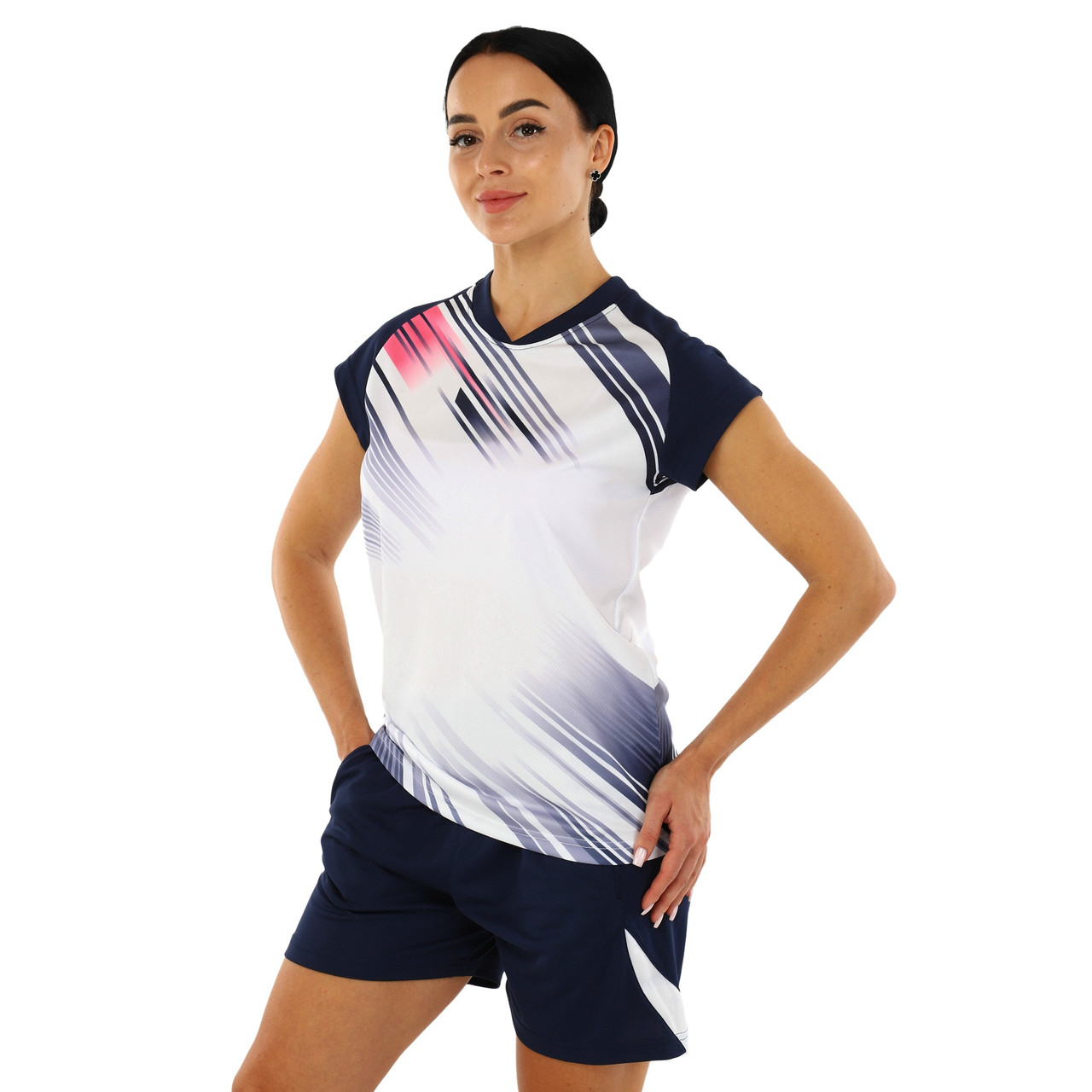 Форма волейбольна жіноча футболка та шорти SP-Sport CO-845 (зріст 150-175 см), фото 1